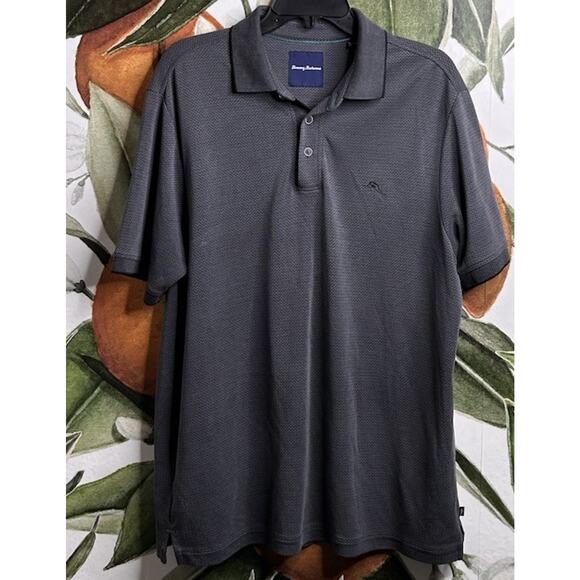 Tommy Bahama Large Gray Modal Blend Short Sleeve Shirt - Picture 1 of 4